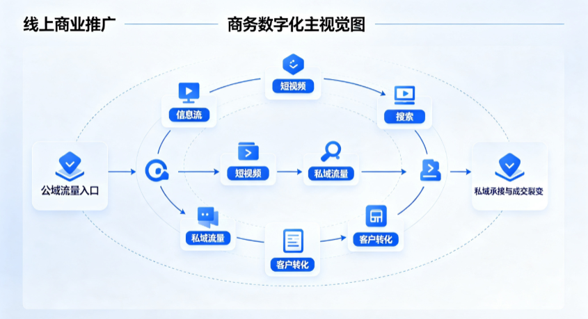 永登县线上商业推广怎么做？全域流量闭环搭建与低成本转化实战指南